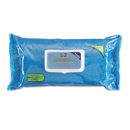 Sani Professional Hygea Adult Wash Cloths, 9 1/2 x 11 1/2, White, 60 Wipes/Tub, PK6 J14143